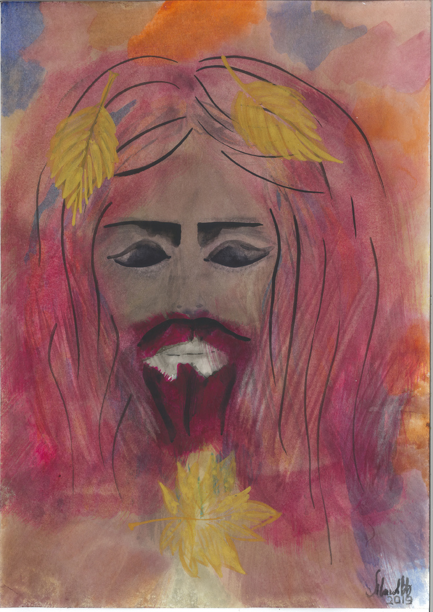 Аваков Владимир - автор стихов и акварели "Осень" (2019). Из книги сборника "ПреЛюдия"