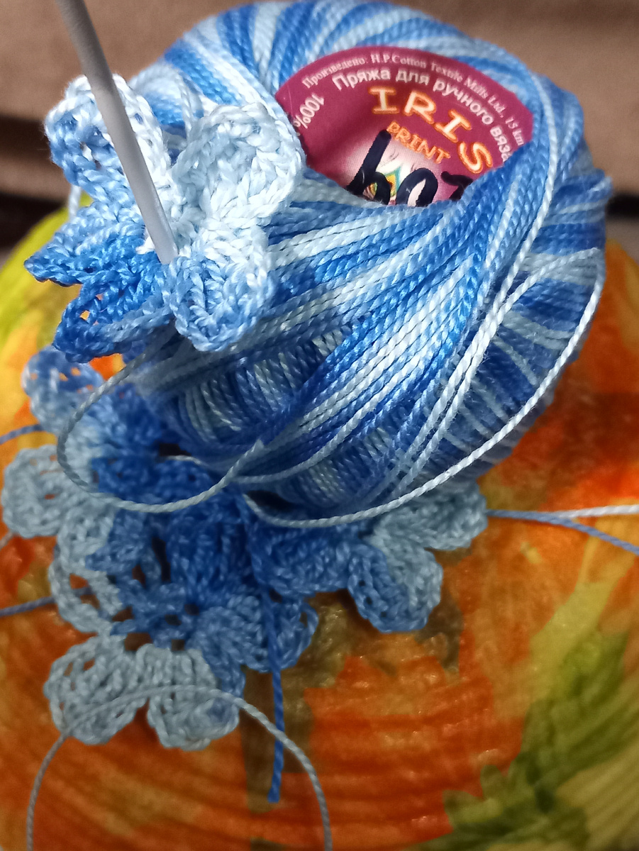 Фото автора статьи. Букет из незабудок @Лана-Мастерица