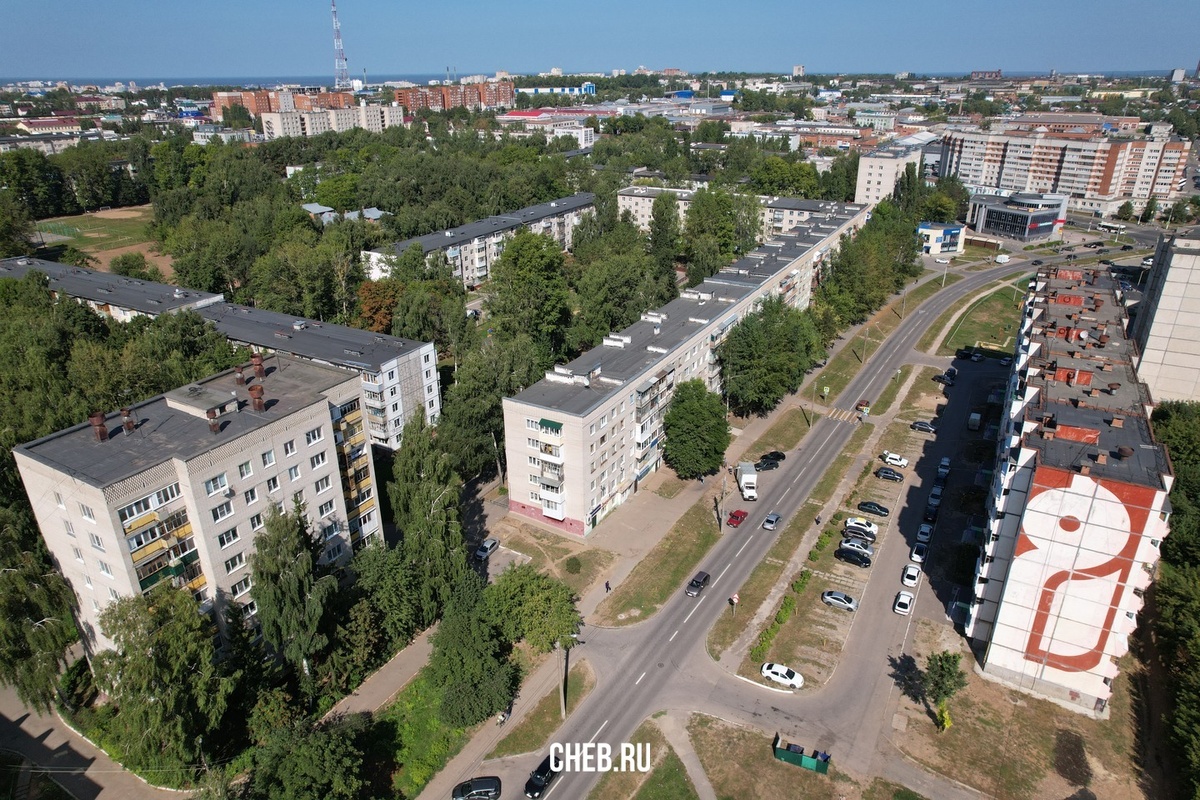 20 августа 2021 года. Вид на Хе́вешскую улицу.