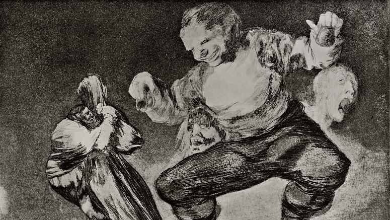     Франсиско де Гойя. Идиот.(фрагмент) 1819