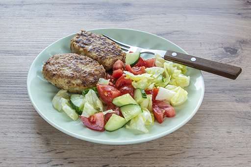 Котлеты с овсяными хлопьями и сыром