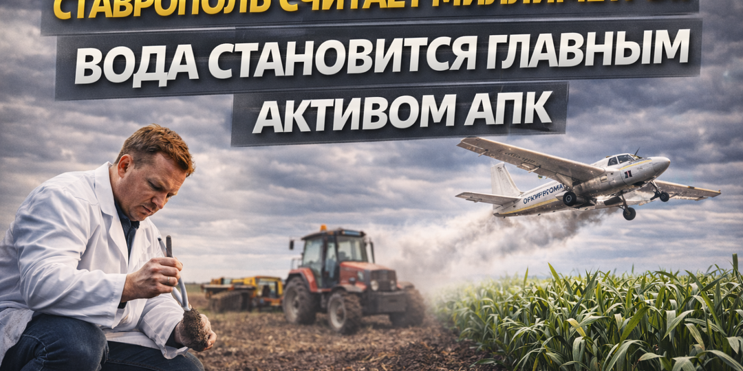 Ставрополь считает миллиметры: вода становится главным активом АПК