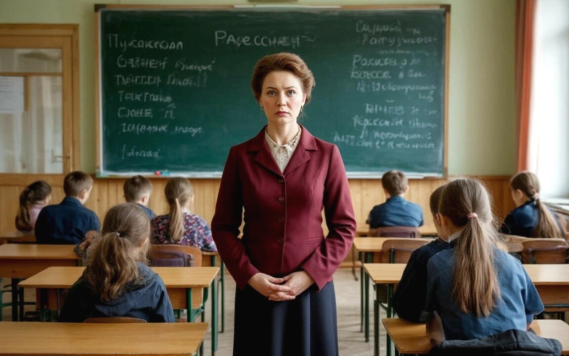 в русской школе