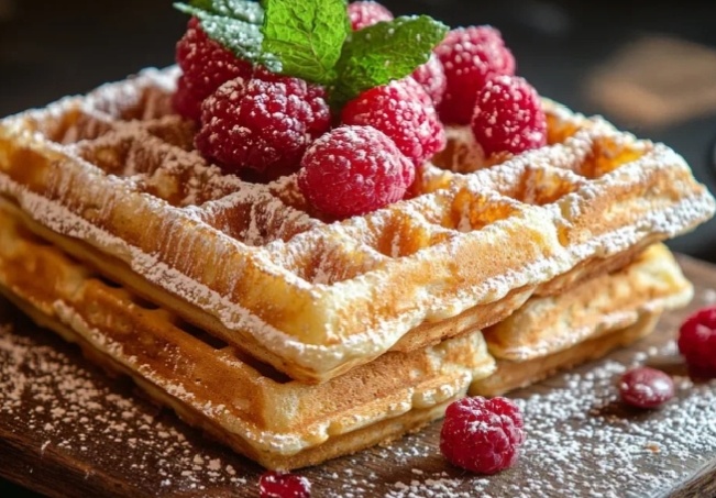 Волшебные Венские вафли с творогом и сыром