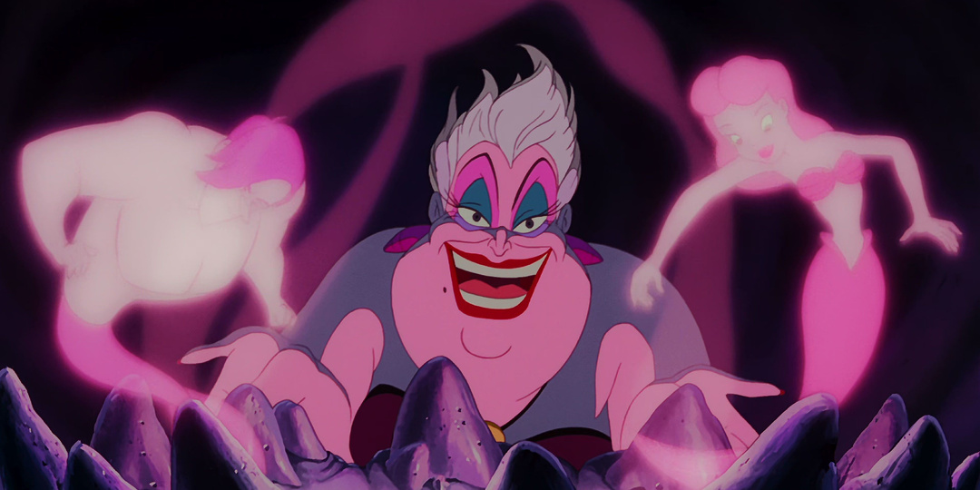 Злодей Дисней. И какой поступок потолкнул их стать такими. 1️⃣УРСУЛА.