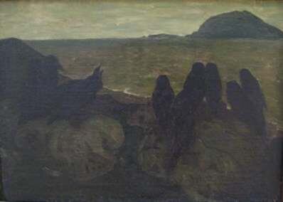 Н.К Рерих. Зловещие (эскиз). 1901