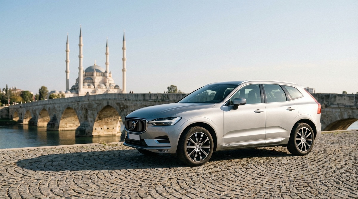 Арендованный автомобиль на улицах Аданы