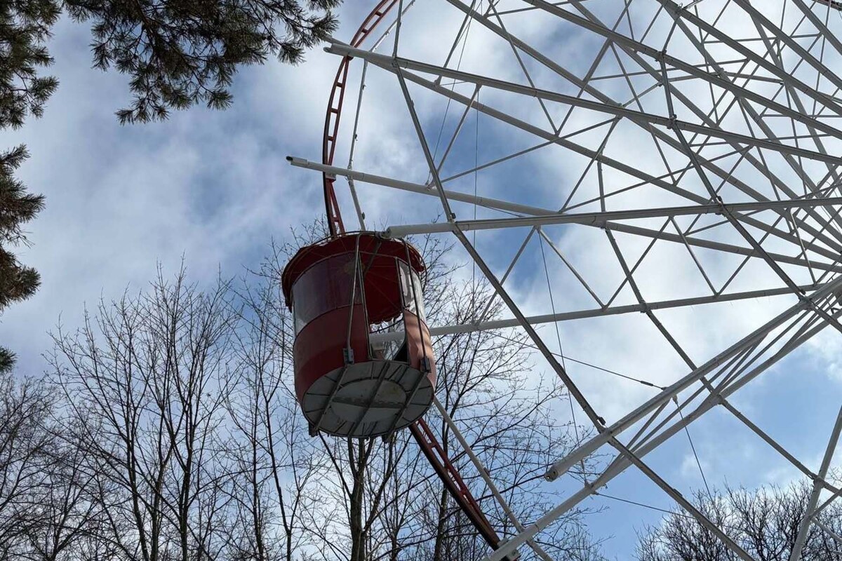  Аттракцион «Колесо обозрения» в минском парке им. Челюскинцев. © Минск | Первомайский район, Telegram