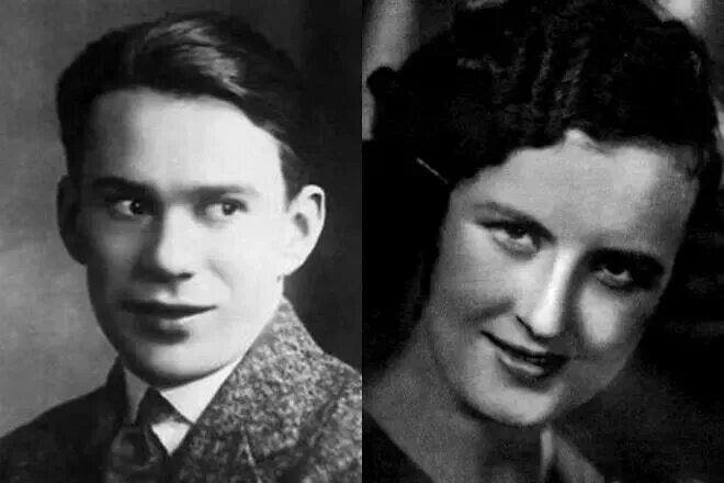 Актер Михаил Яншин и Вероника Полонская