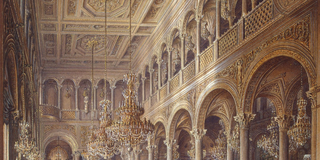 Сказочный интерьер в самом большом музее мира. Павильонный зал Малого Эрмитажа.