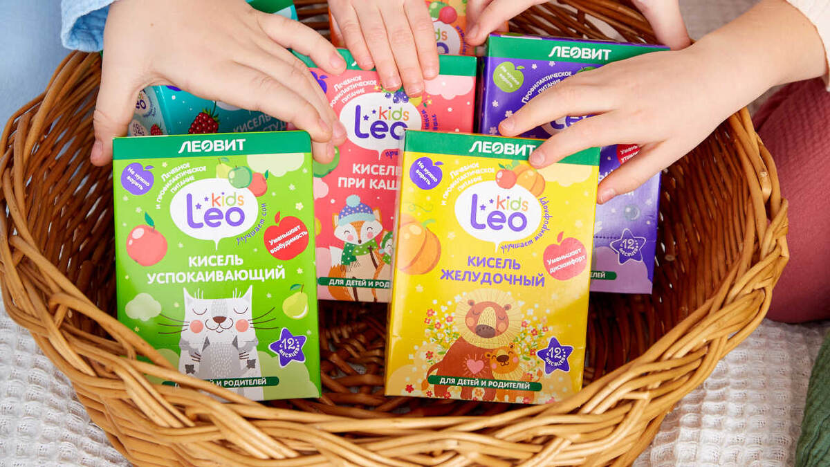 Кисели LeoKids от «ЛЕОВИТ»
