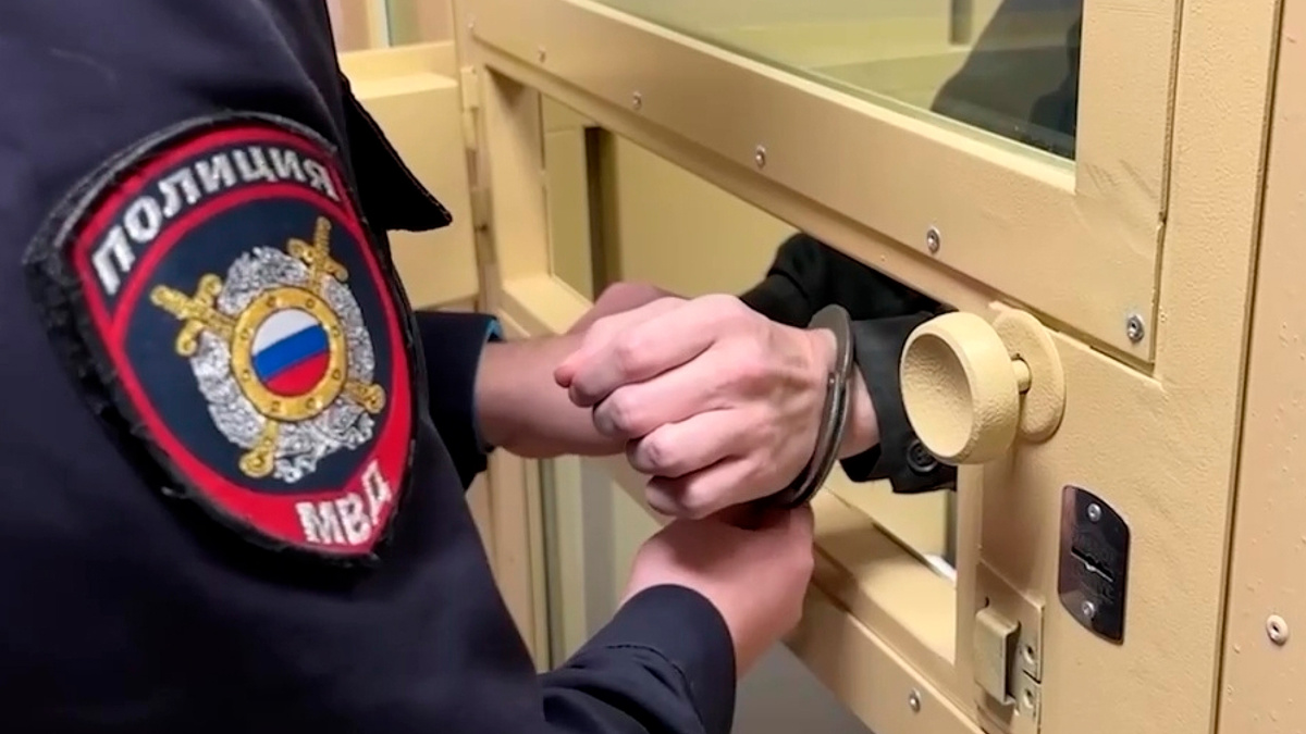    Наручники. Полиция. РИА