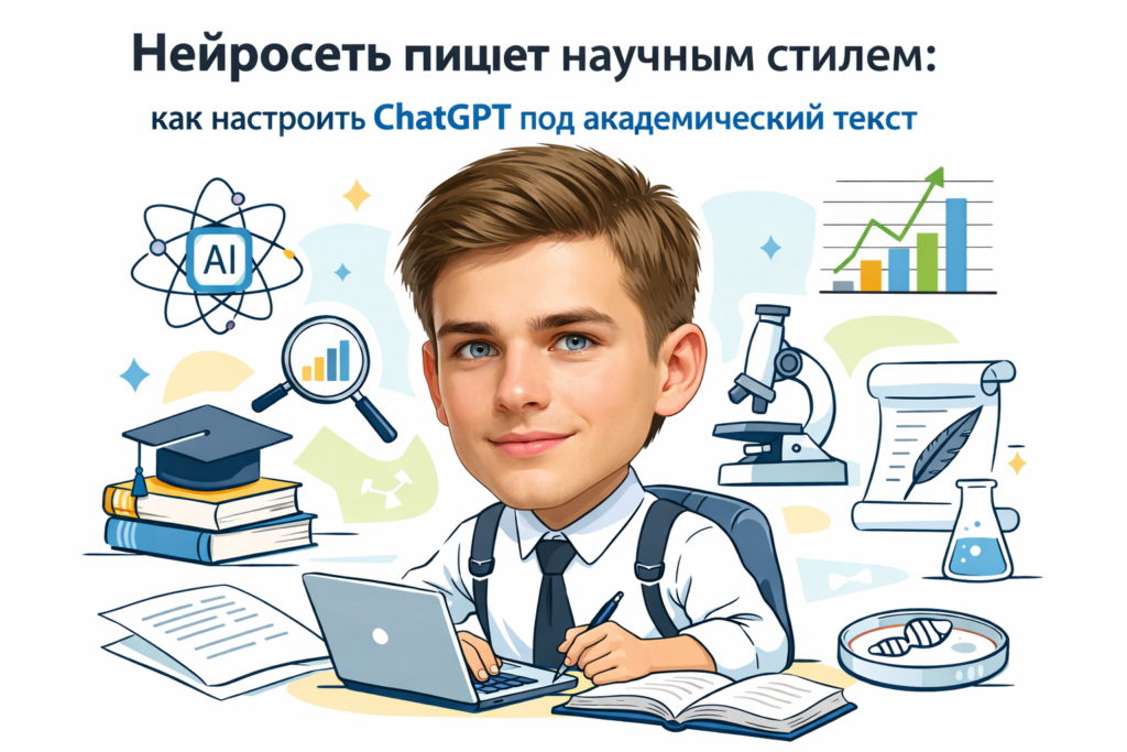    Нейросеть в научном стиле и настройки ChatGPT admin