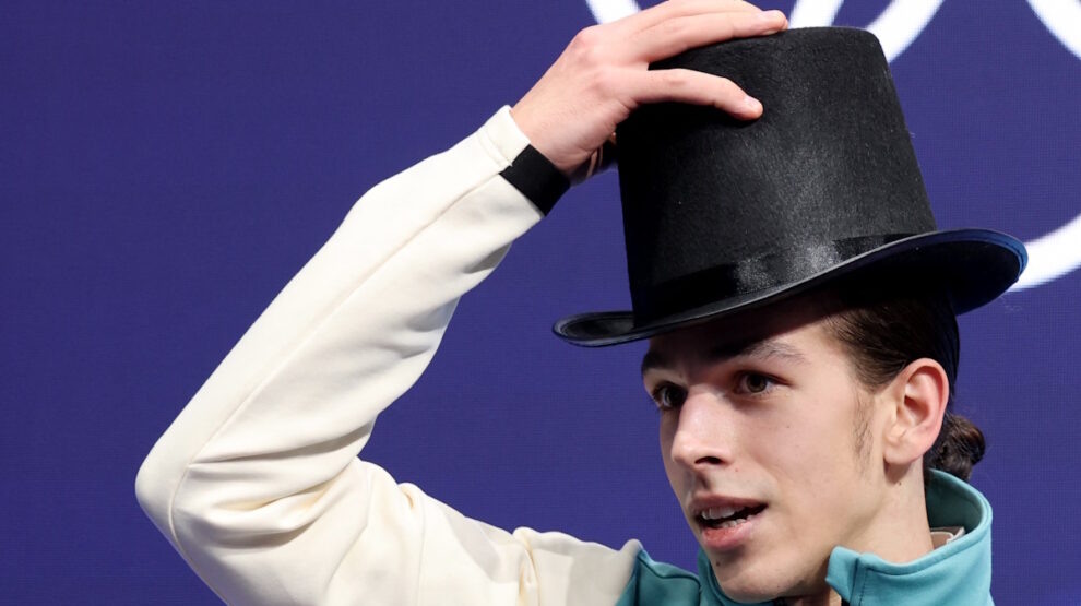    Петр Гуменник на Олимпиаде-2026. Фото: REUTERS