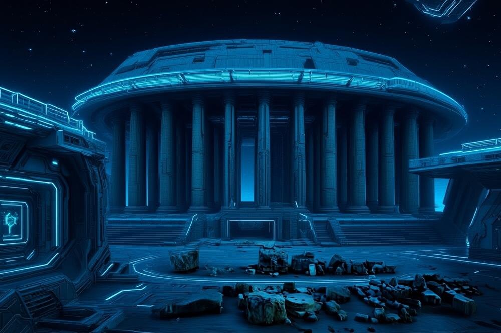 Быть может древняя постройка когла-то выглядела так?