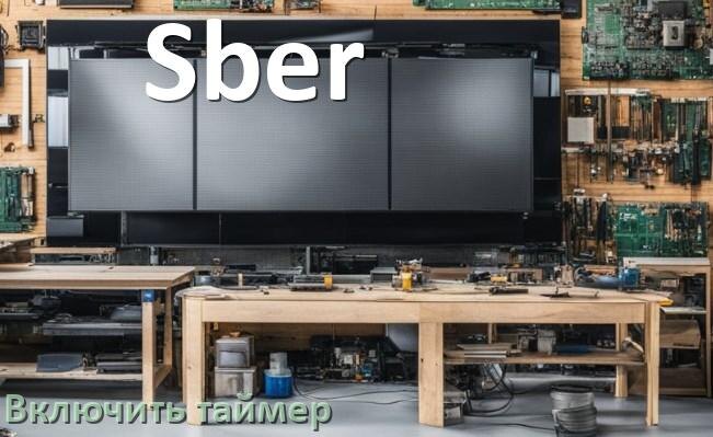 
Как в телевизоре Sber поставить таймер