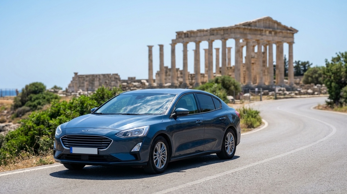 Арендованный автомобиль на курорте Дидим