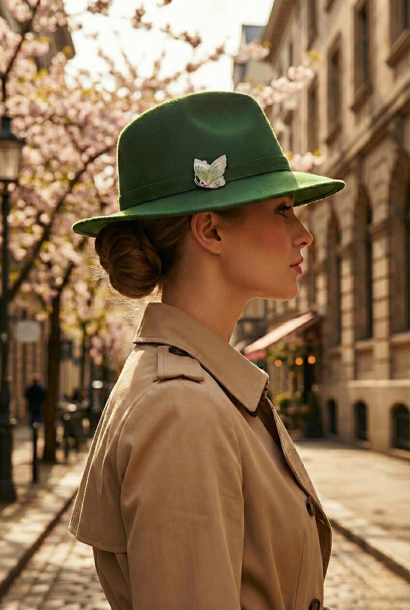 Бренд TRIORA, коллекция Китай: колье из натурального нефрита, дизайнерская брошь и шелковый шарфик Твилли