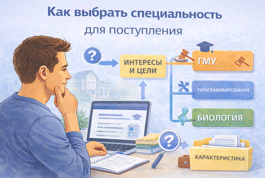 Как выбрать специальность для поступления в 2026 году