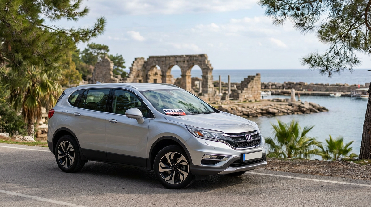 Арендованный автомобиль в Кемере у моря