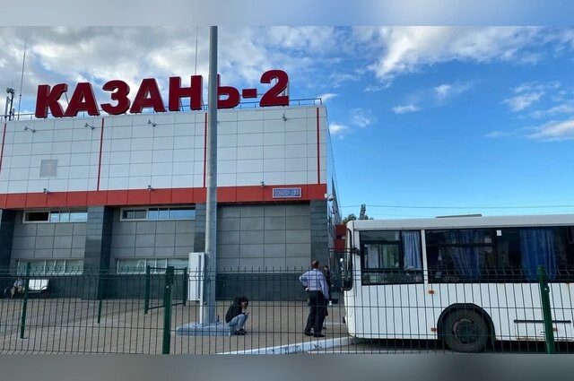    Волкова села в автобус на автовокзале «Казань-2». Фото: АиФ-Казань