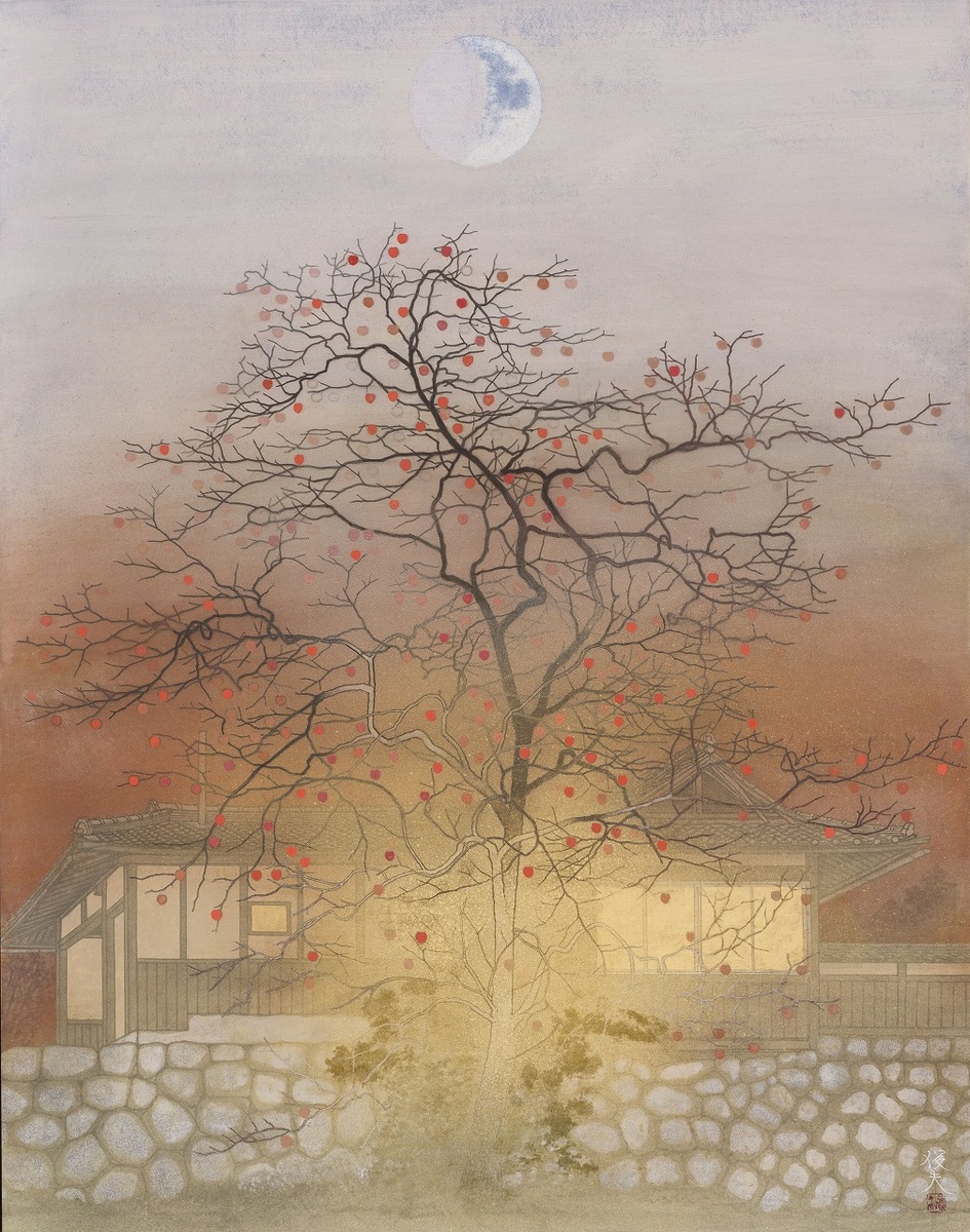 «Вечерняя луна» (夕月). Тосио Табучи (田渕 俊夫, род. 1941)