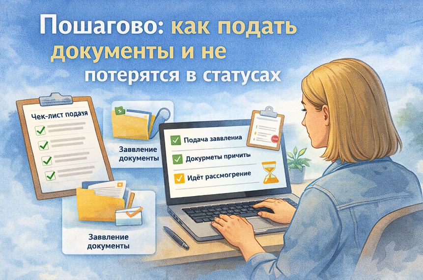 Пошагово: как подать документы в 2026