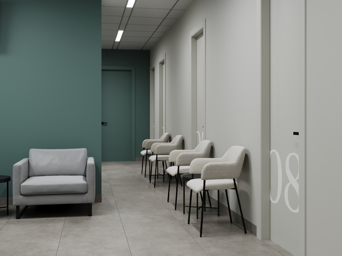 Дизайн-проект клиники ImplantPoint г.Самара от архитектурного бюро АРХКОМПОНЕНТ