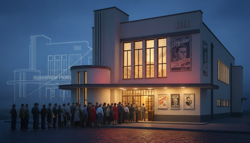 Кинотеатр «Октябрь»: конструктивизм и очереди ...