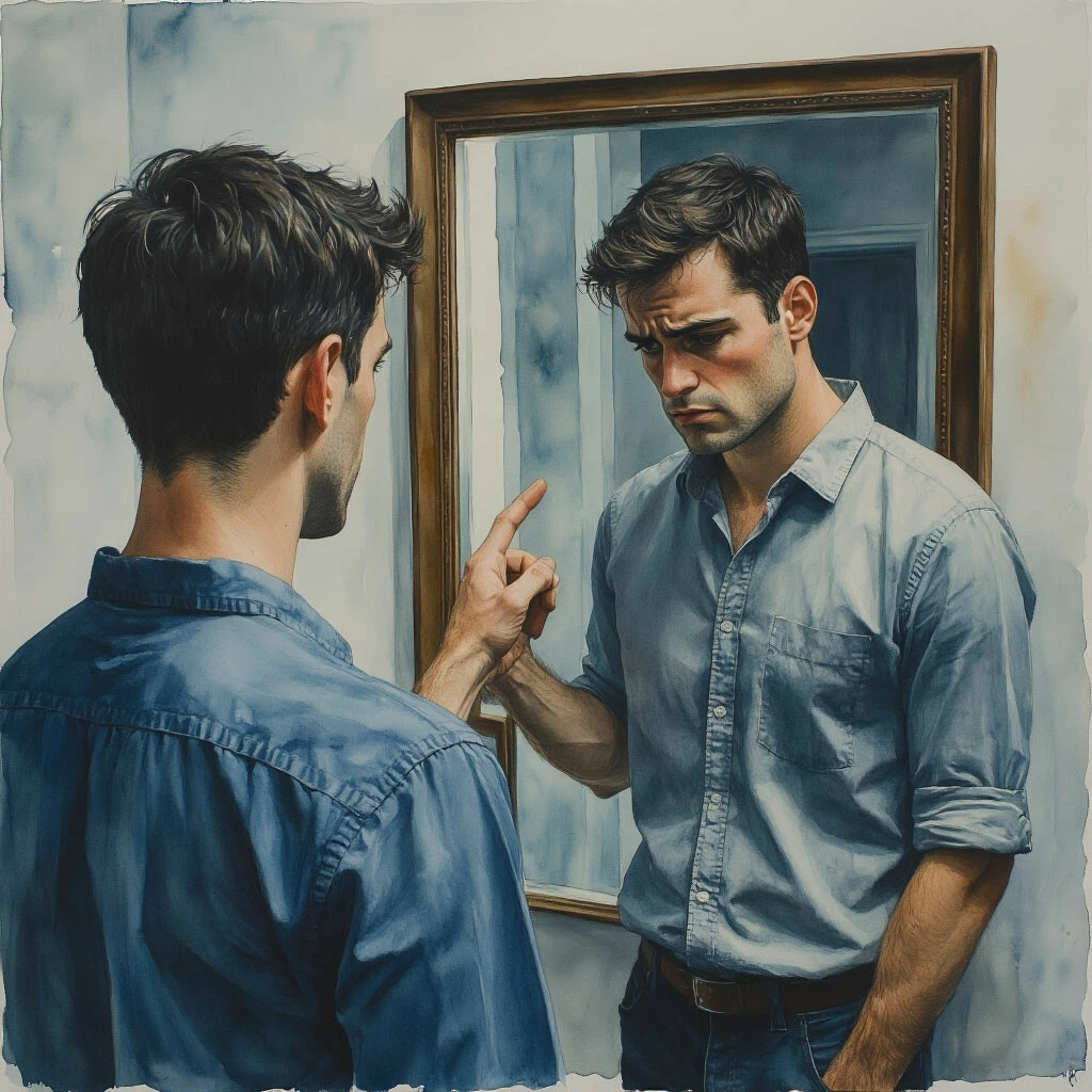 Не стоит осуждать своё тело. Оно принимаеь позицию проигравшего.