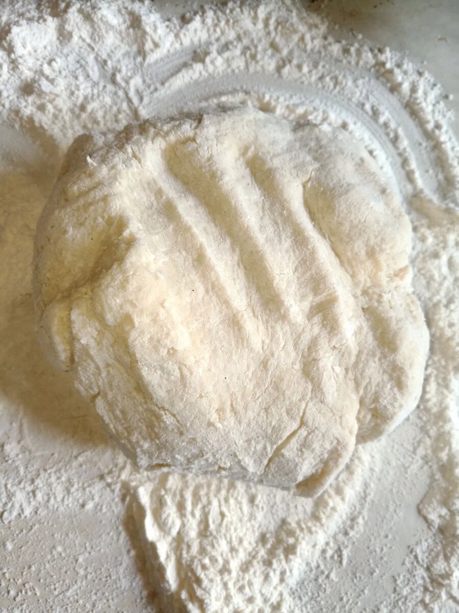 Тесто с рисовой мукой.