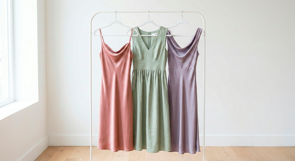 Пыльная роза, шалфей, лаванда - эти оттенки красиво работают рядом с белым платьем невесты.