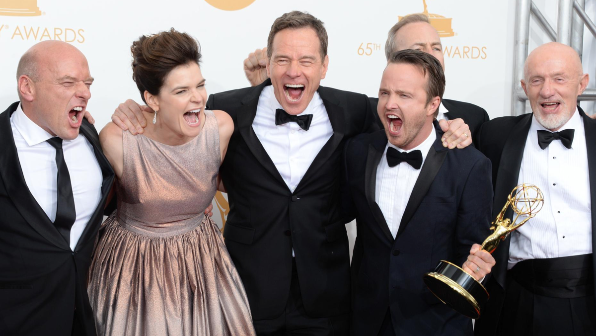    Актёры сериала «Во все тяжкие». Фото: Getty Images