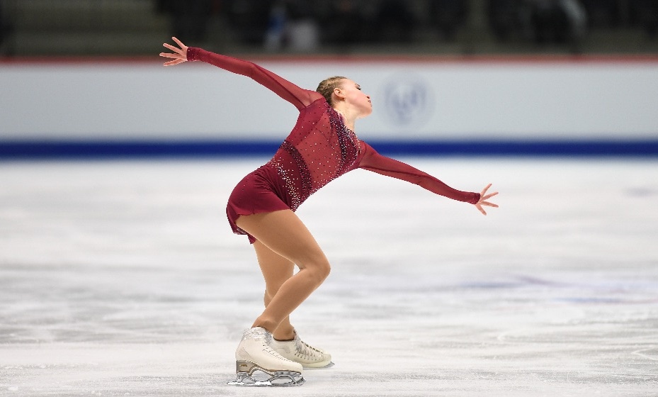    Майя Хромых представила короткую программу на Гран-при Италии. Фото: Global Look Press