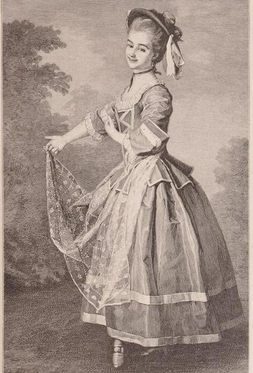 Екатерина Нелидова, танцующая минуэт. Фото из открытых источников