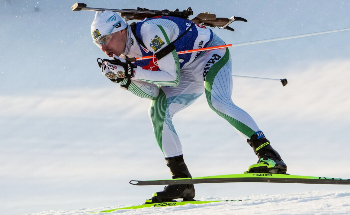 Алексей Вагин во время победного спринта. Фото: соцсети
