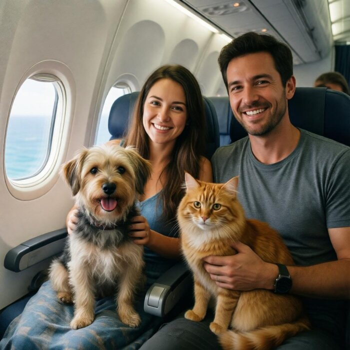  Перелеты за границу с животными набирают популярность / изображение сгенерировано нейросетью flyvi.io