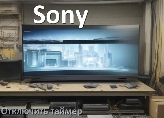 
Как в телевизоре Sony отключить таймер