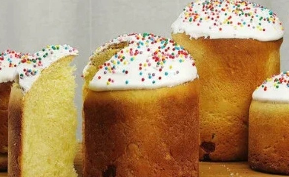 Пасхальный кулич.