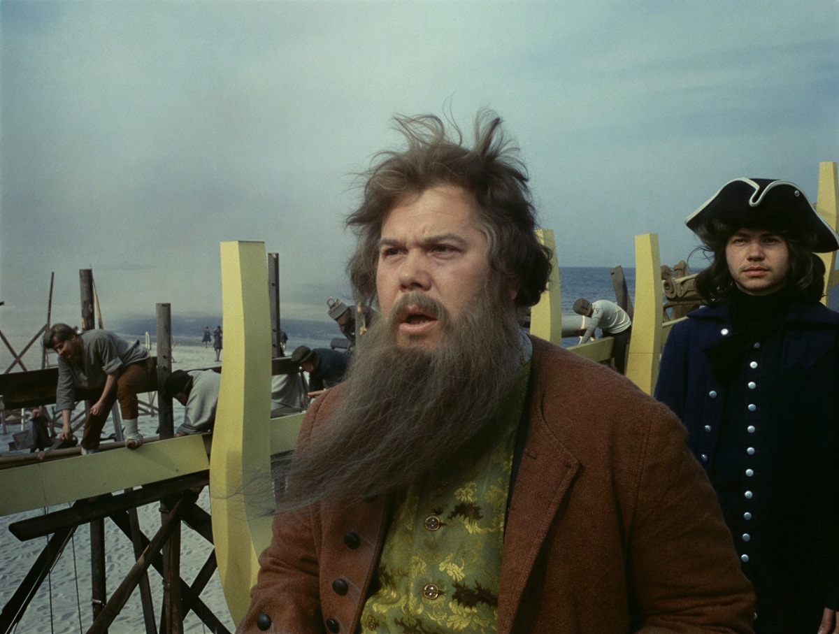 Кадр из фильма «Сказ про то, как царь Пётр арапа женил», производство киностудии «Мосфильм», Второе творческое объединение, режиссёр Александр Митта, 1976 г.