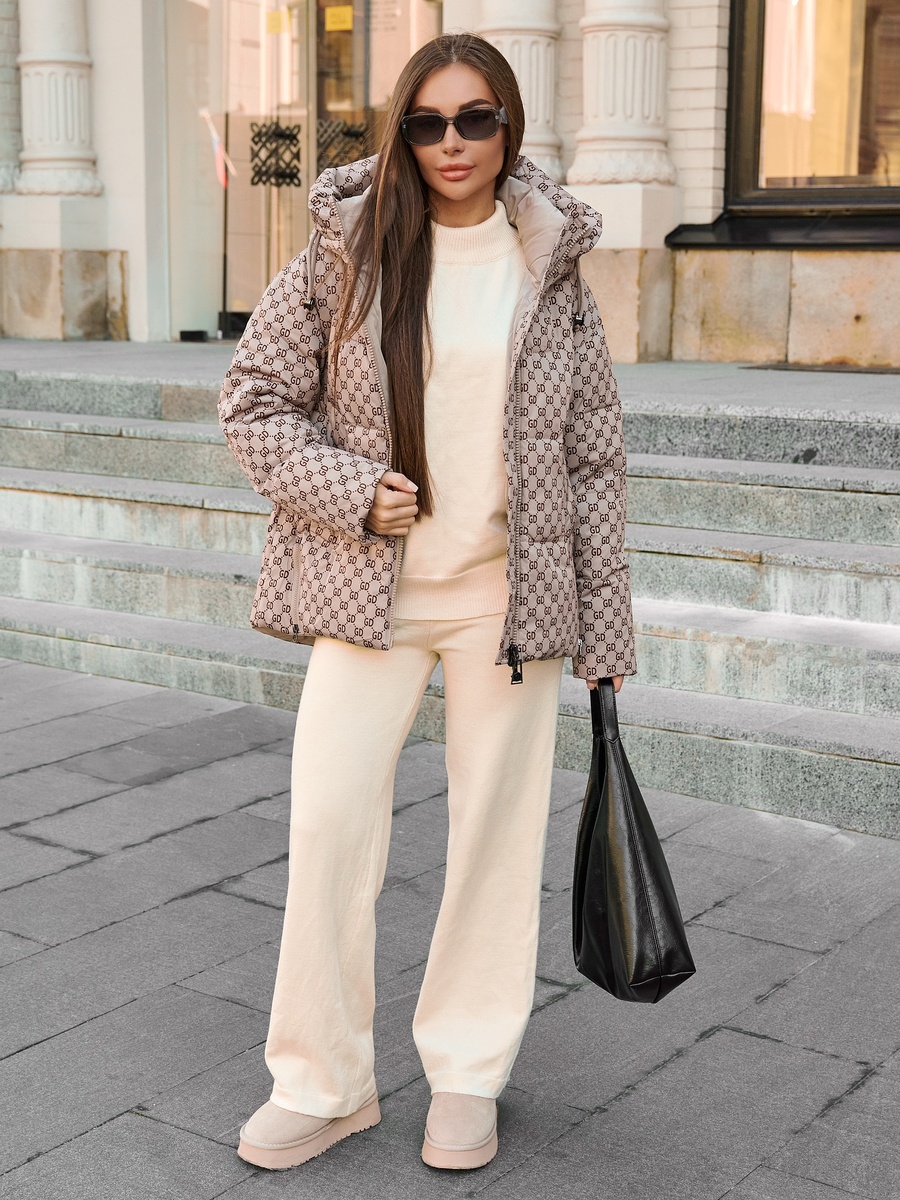 Куртка зимняя короткая с капюшоном Lakomes