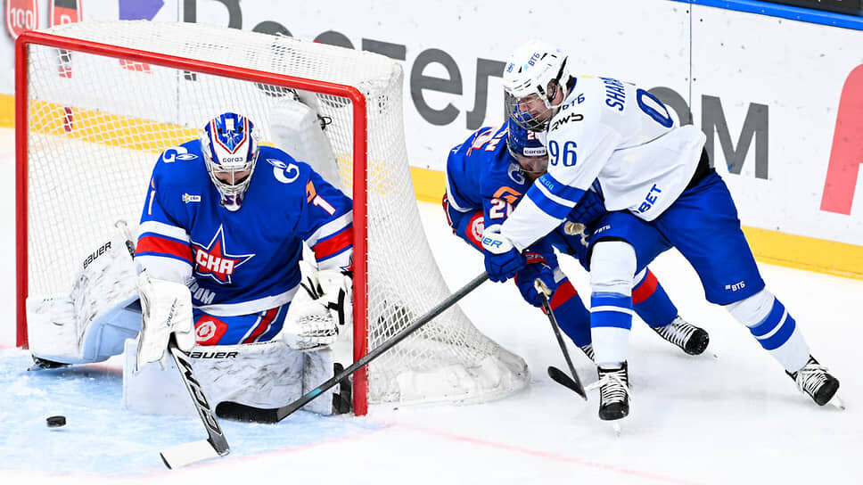 Гости «пробили» вратаря СКА Сергея Иванова на шестой минуте.📷Фото: ХК СКА