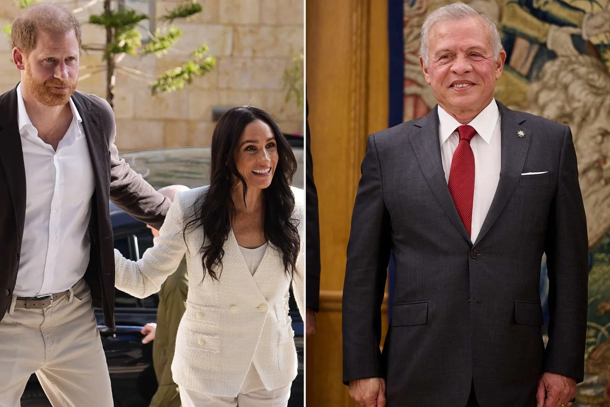 Сассекские и король Абдалла II - но они так и не встретились