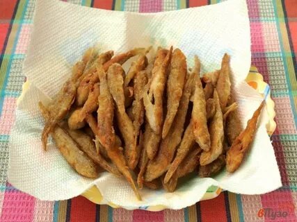 Жареный пескарь