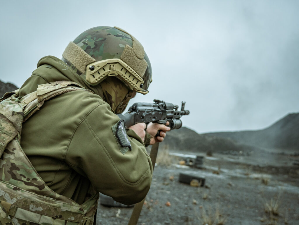 Народная Дружина на полигоне /Фото: пресс-служба «Народной Дружины»