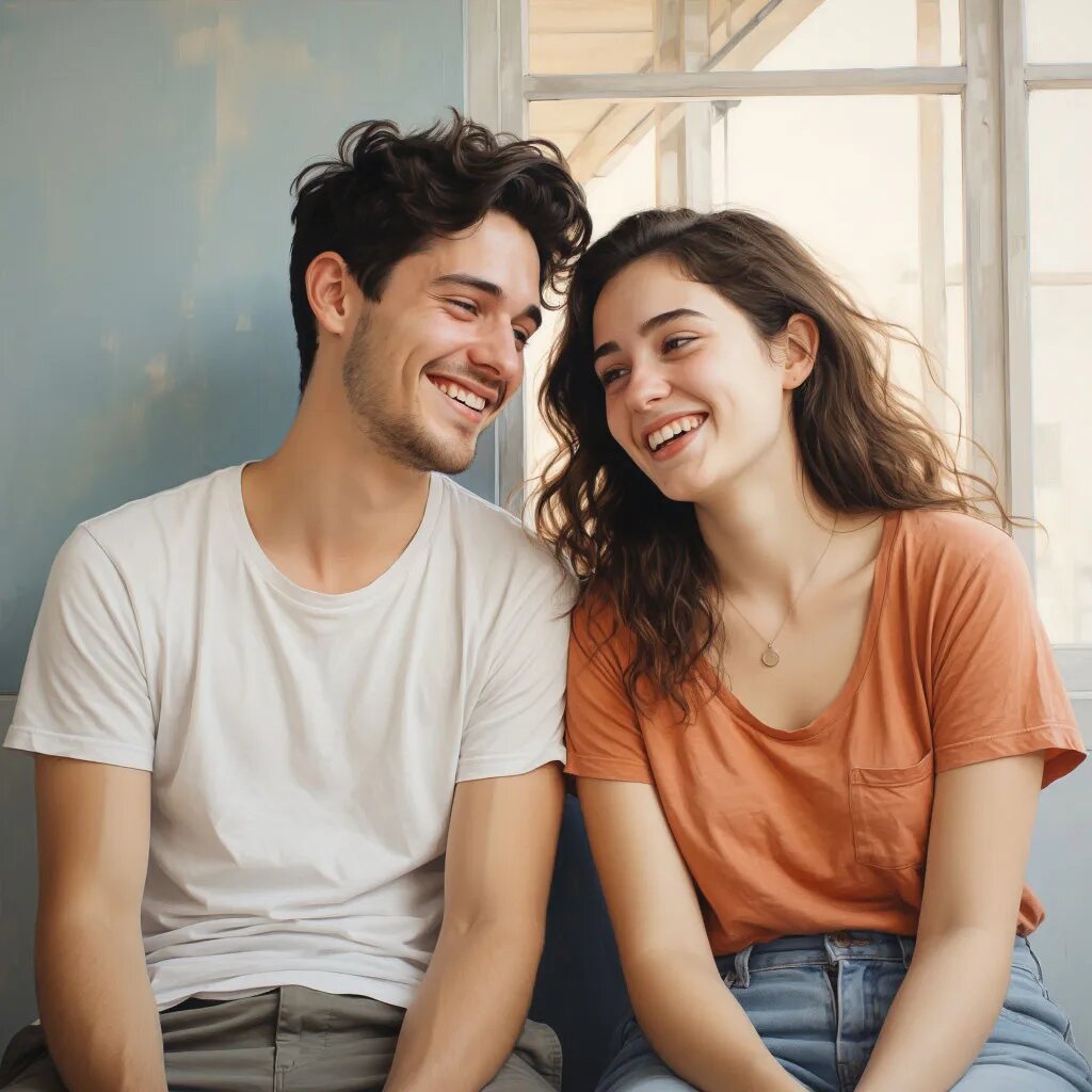 Друзья. Иллюстрация сгенерирована нейросетью