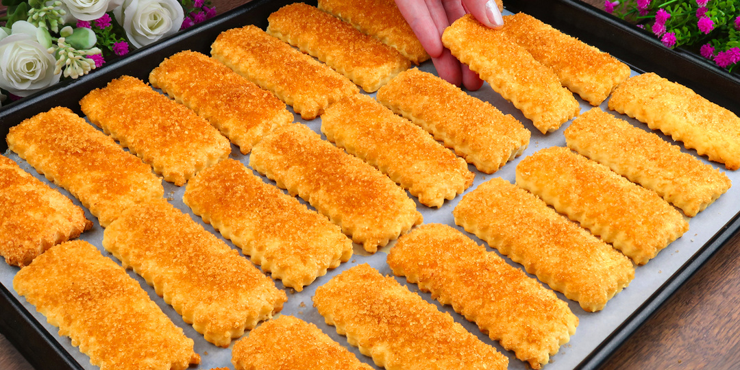 Самое ПРОСТОЕ творожное печенье - Нежное, тающее во рту - Домашний рецепт к чаю