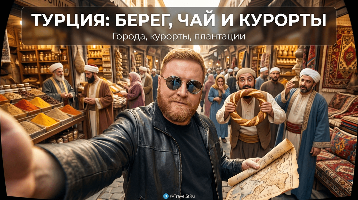 Черноморское побережье Турции: города, курорты и чайные плантации