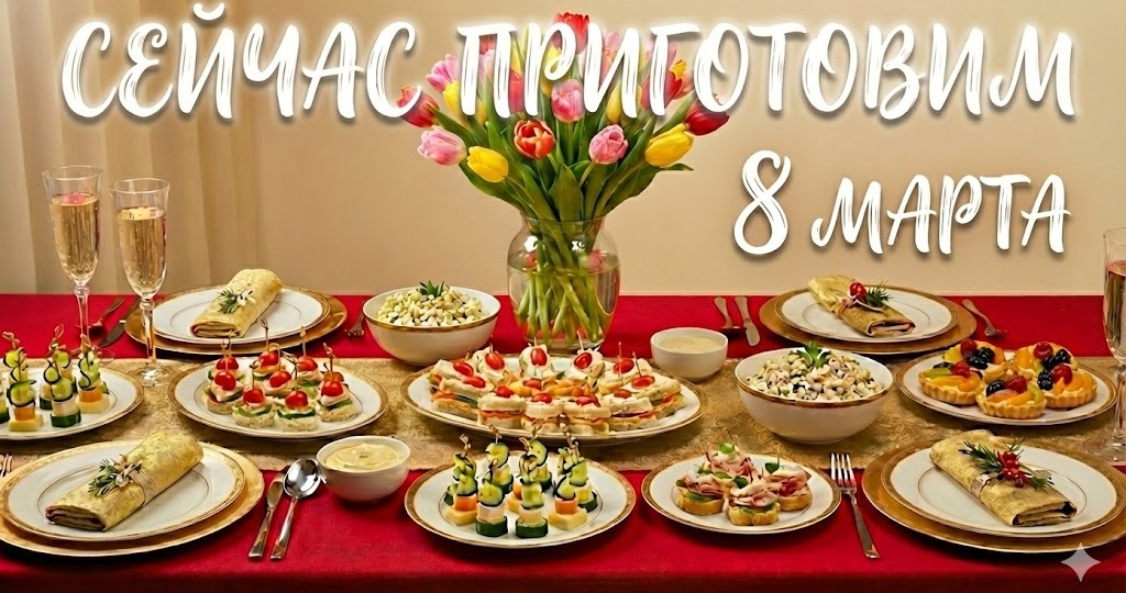 Показываю, какие 10 блюд я решила приготовить на 8 марта 2026: делюсь рецептами
