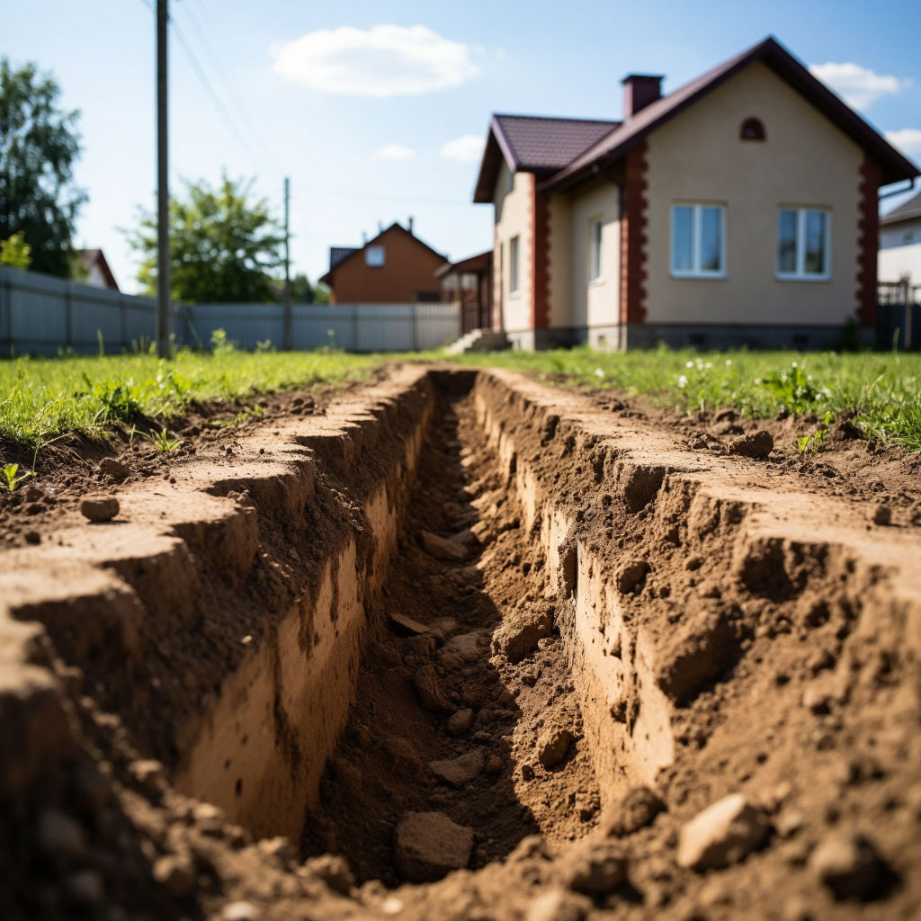 #дренаж рядом с домом